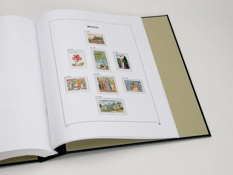 davo-luxe-mayotte-2008-feuilles-suppl-ment-album-timbres image 1