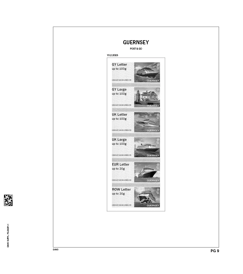 davo-luxe-guernesey-post-go-2023-feuilles-album-timbres image 1