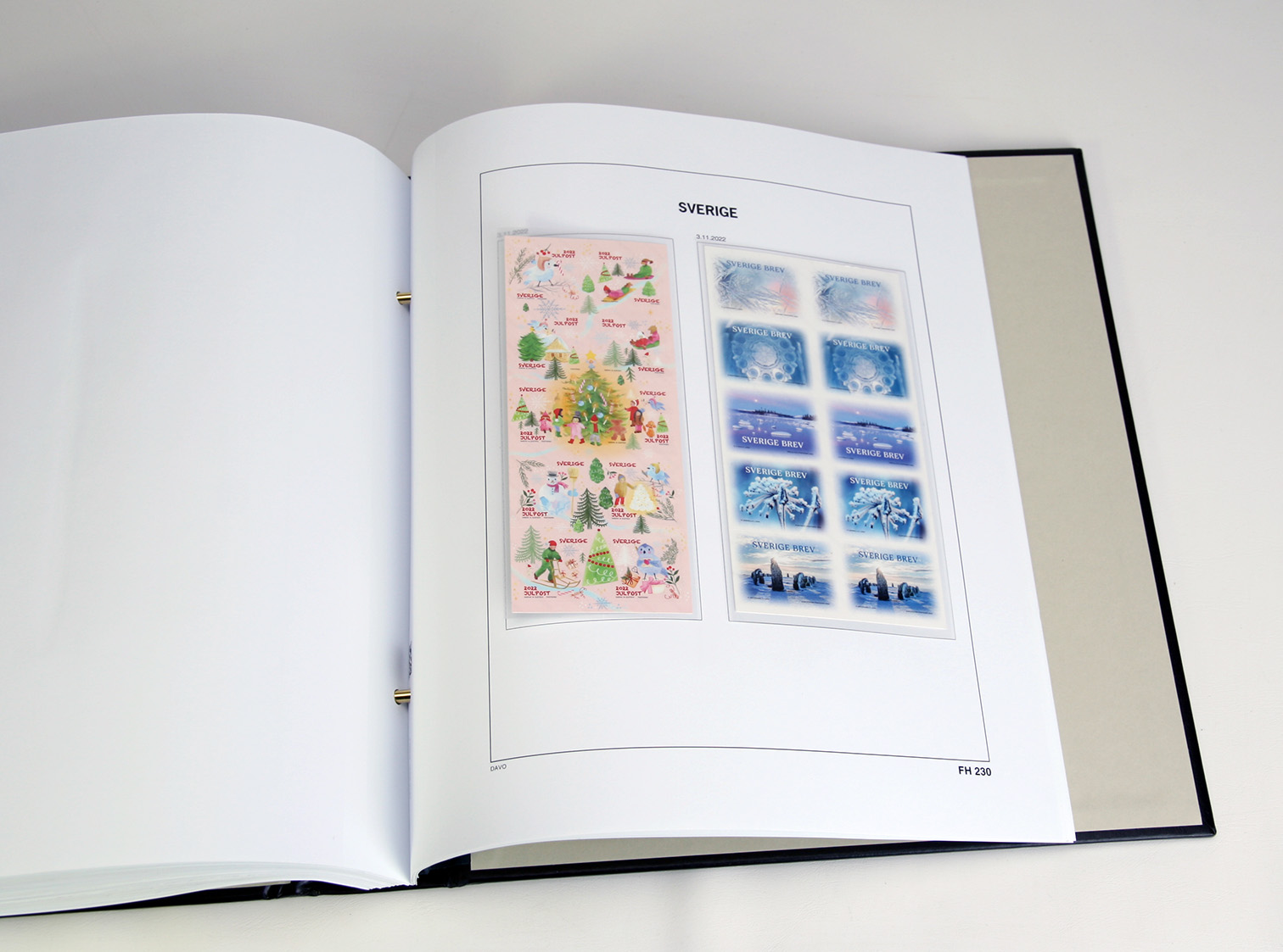 davo-luxe-su-de-au-2022-pages-album-timbres-170-g image 1