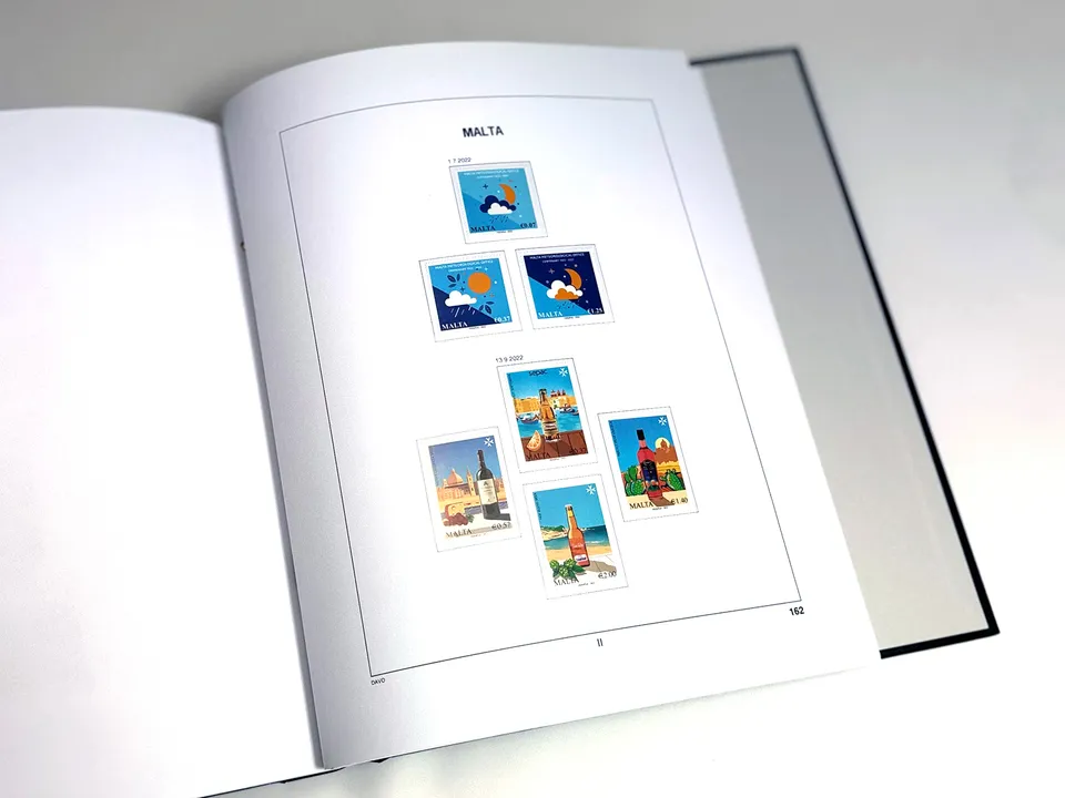 davo-luxe-suppl-ment-malte-2022-pages-album-timbres-170-g image 1