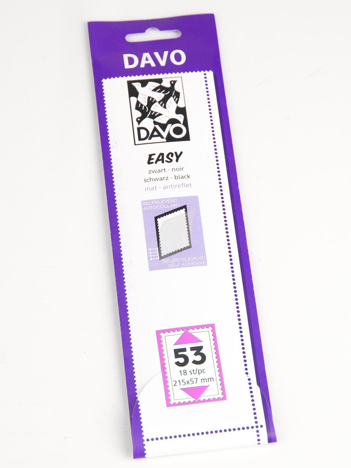 davo-easy-bandes-timbres-z53-fond-noir-215x57-18-pi-ces image 1