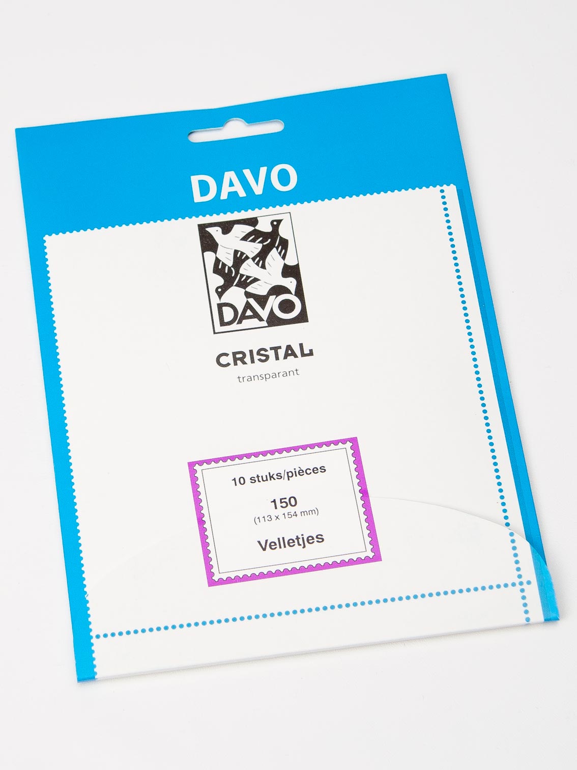 davo-mounts-c150-bandes-cristal-blocs-de-10-10-pces-fond-transparent image 1