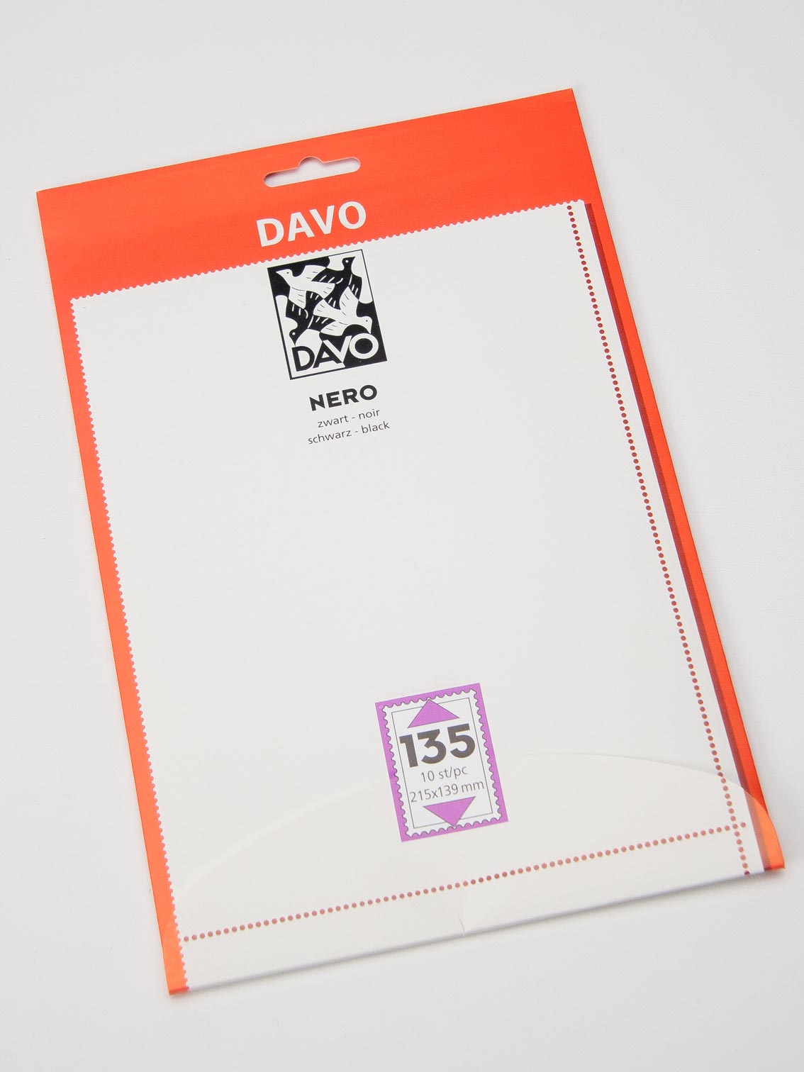 davo-nero-n135-bandes-noires-215x139-lot-de-10 image 1