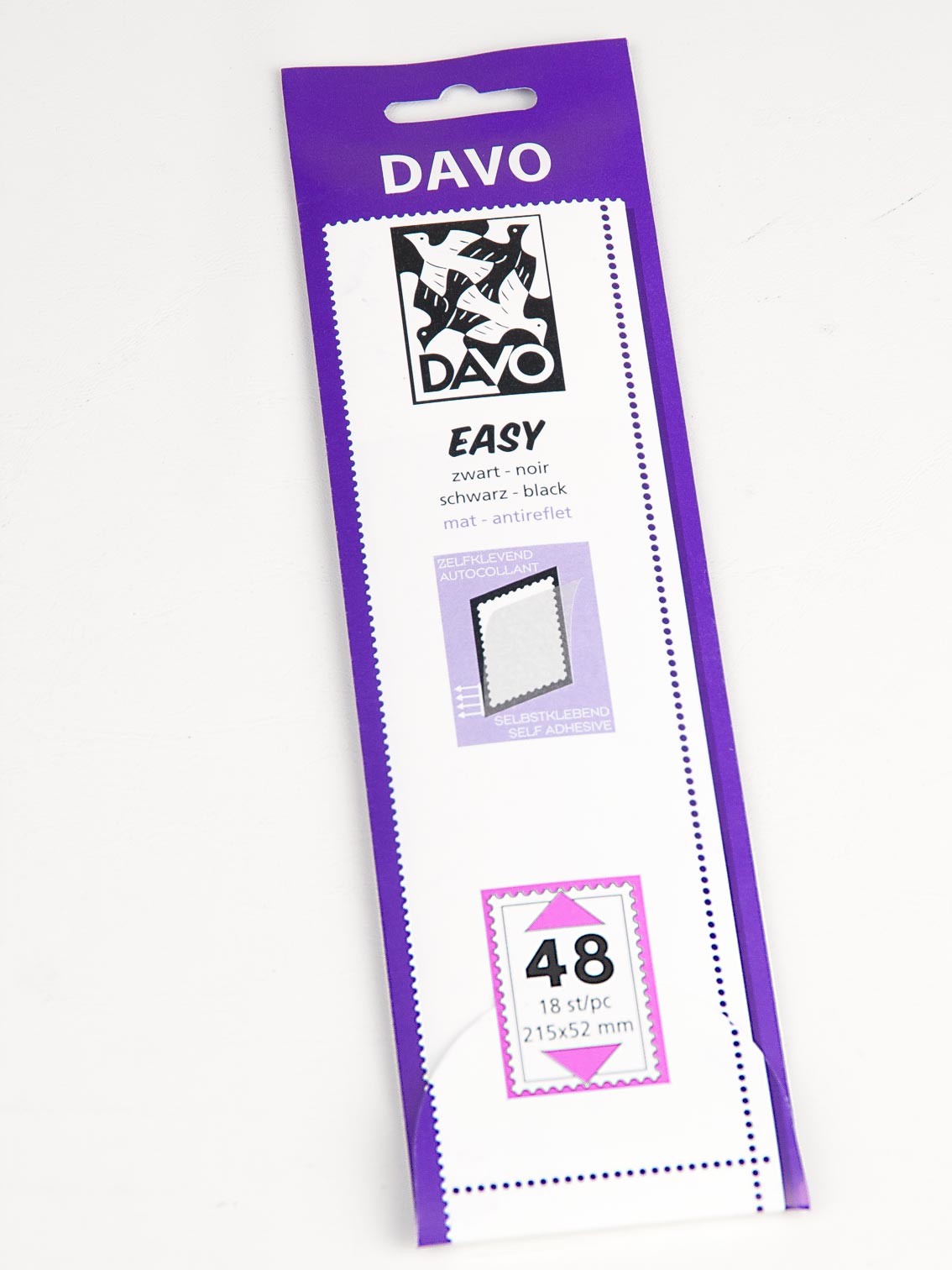 davo-easy-bandes-timbres-z48-fond-noir-215x52-18-pi-ces image 1