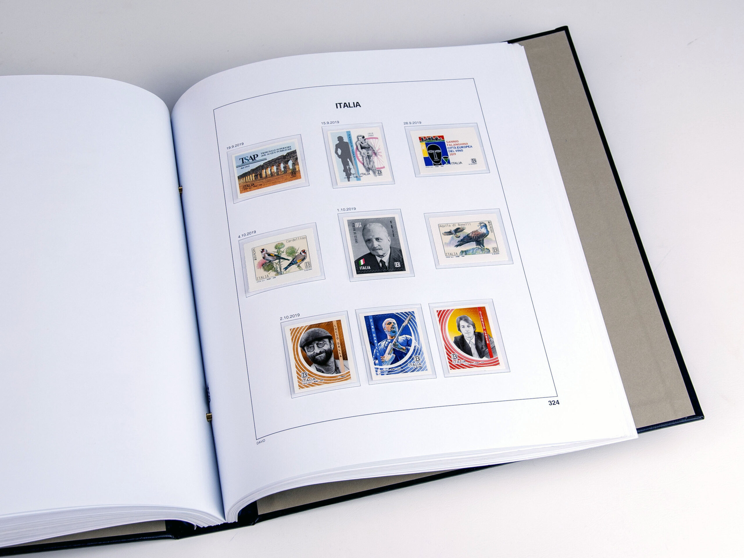 davo-luxe-italie-2019-feuilles-suppl-ment-album-timbres image 1