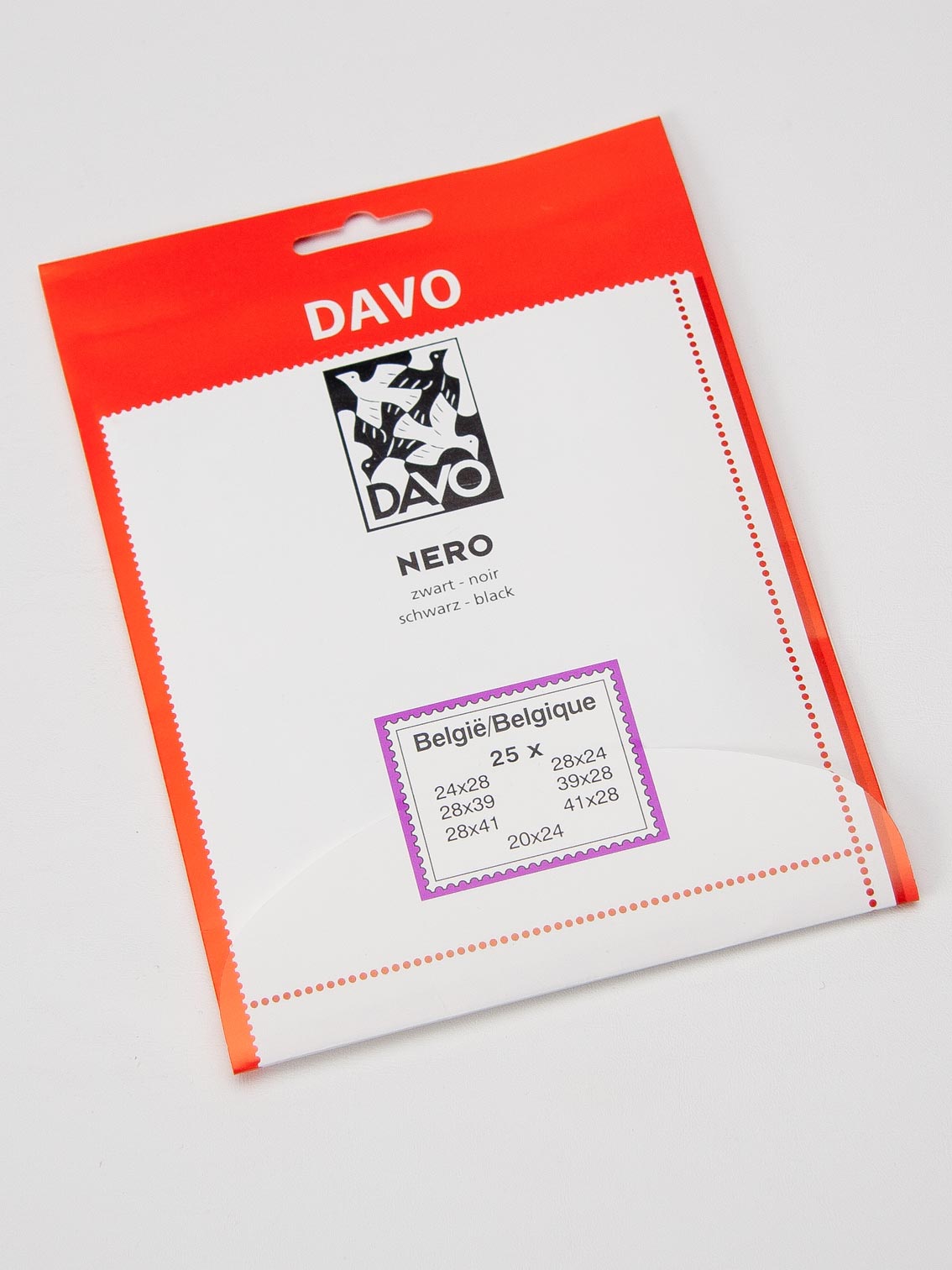 davo-nero-bandes-de-montage-belgique-7x25-fond-noir-brillant image 1
