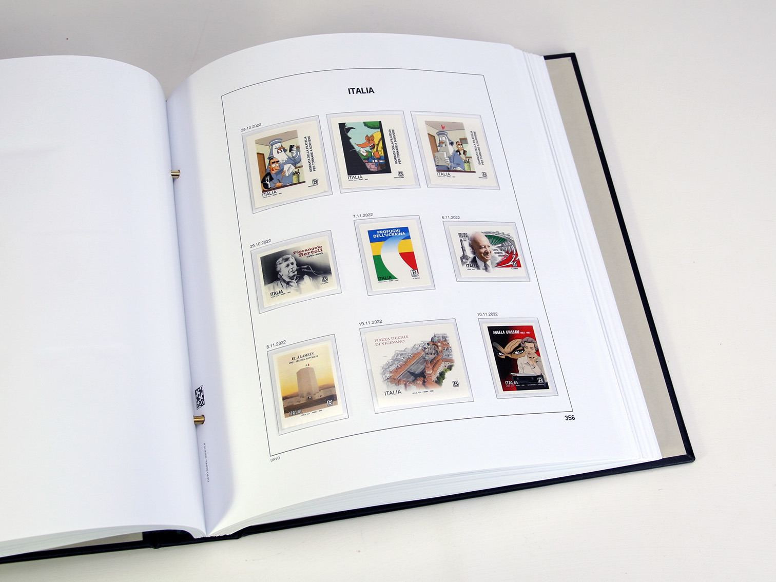 davo-luxe-italie-2022-feuilles-timbres-suppl-ment-170g image 1
