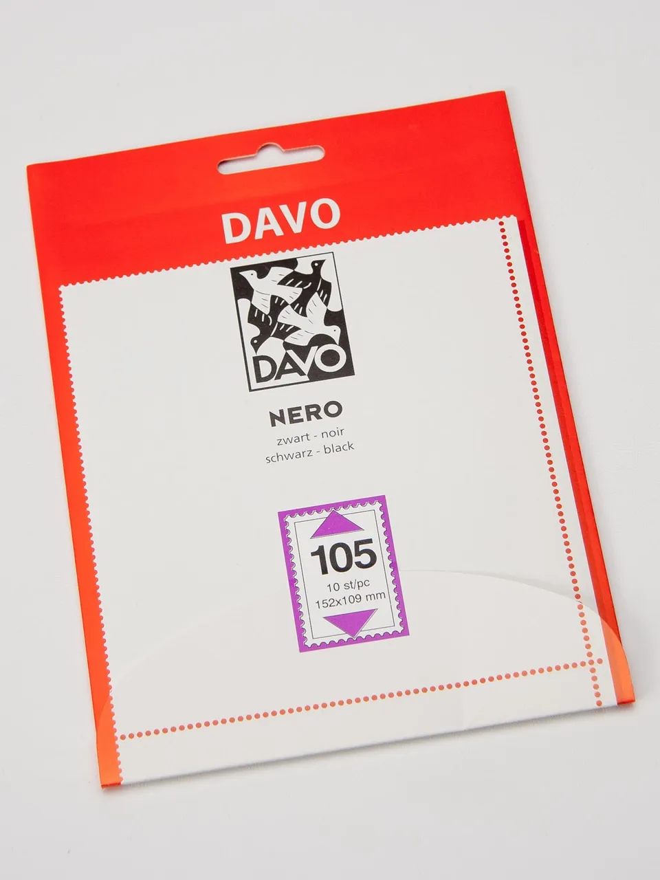 davo-mounts-nero-n105-bande-timbres-152x109-fond-noir-x10 image 1