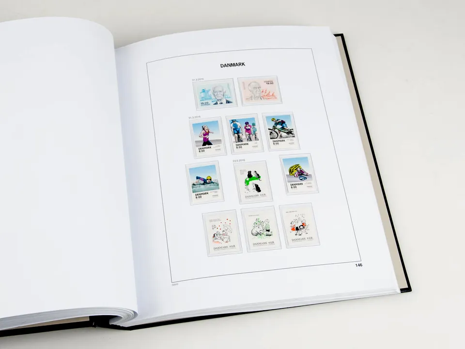 davo-luxe-danemark-2016-feuilles-d-album-timbres-papier-170g image 1