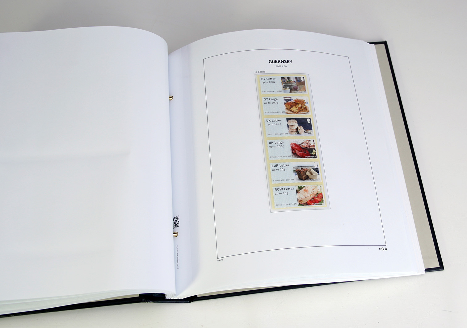 davo-luxe-guernsey-post-go-2022-pages-album-timbres image 1