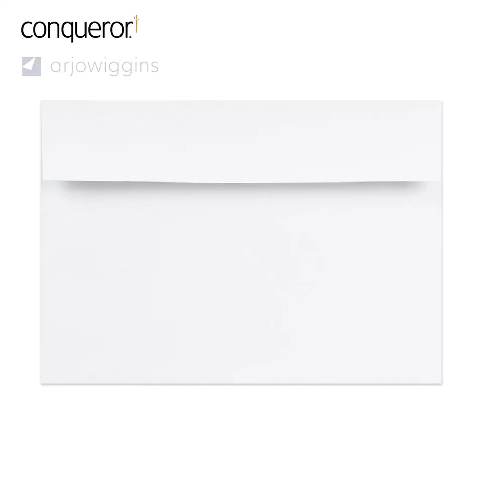 enveloppes-france-enveloppe-conqueror-v-lin-blanc-diamant-c5 image 1