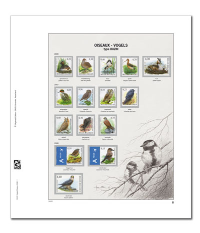 davo-luxe-feuilles-belgique-buzin-1985-2025-avec-pochettes image 1