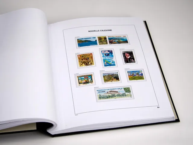 davo-luxe-nouvelle-cal-donie-2021-feuilles-album-timbres-170g image 1