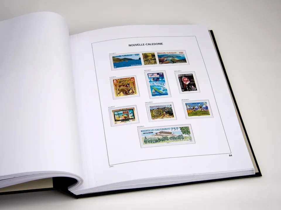 davo-luxe-nouvelle-cal-donie-2021-feuilles-album-timbres-170g image 1
