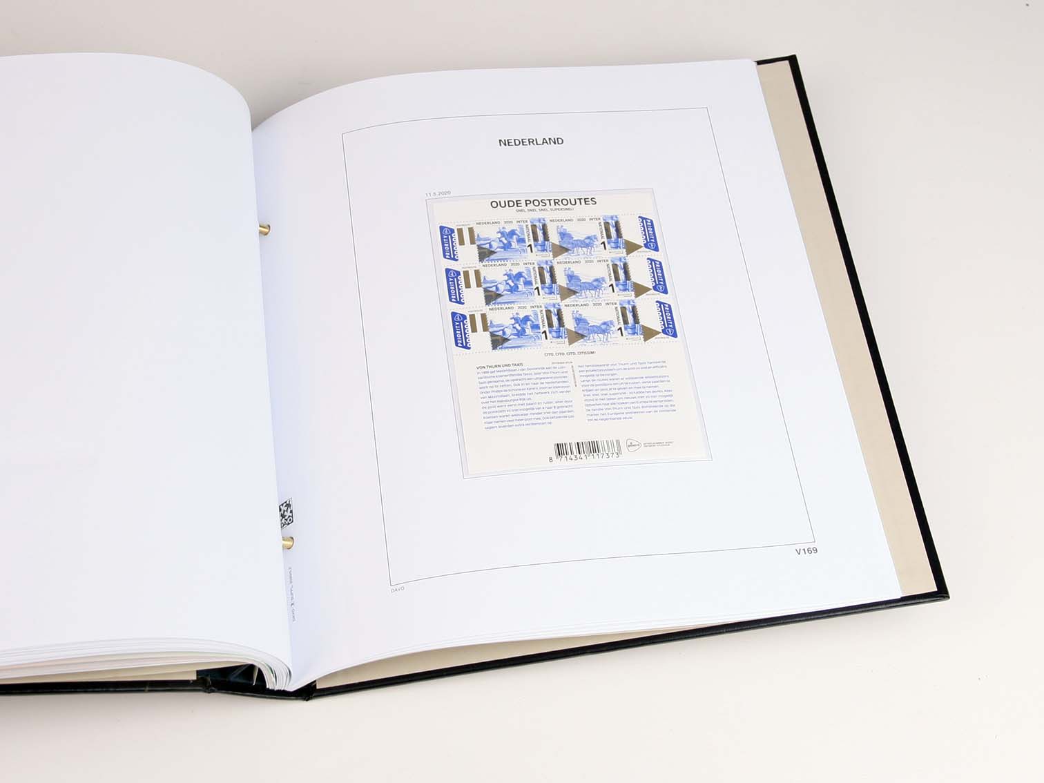 davo-luxe-nederland-velletjes-2020-pages-album-timbres image 1