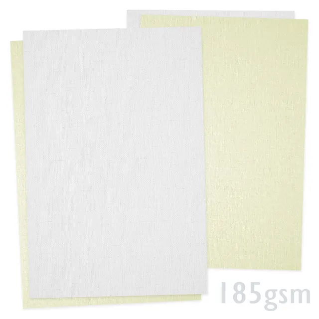 enveloppes-france-a4-papier-lin-texture-blanc-185g-m2 image 1
