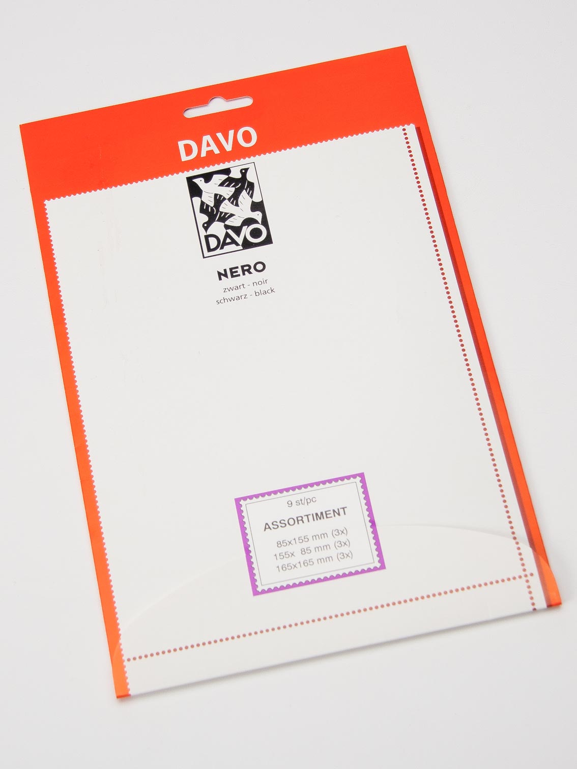 davo-mounts-nero-n09-bandes-noires-blocs-assortiment-x9 image 1
