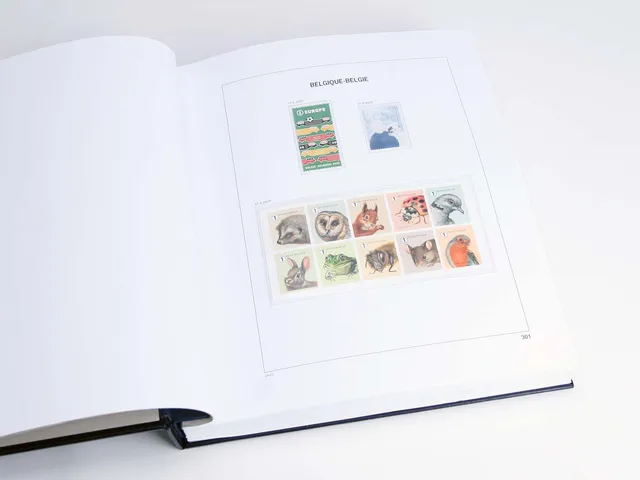 davo-luxe-suppl-ment-belgique-2020-feuilles-album-timbres-170-g image 1