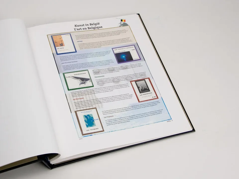davo-luxe-this-is-belgium-2005-pages-album-timbres-couleur image 1