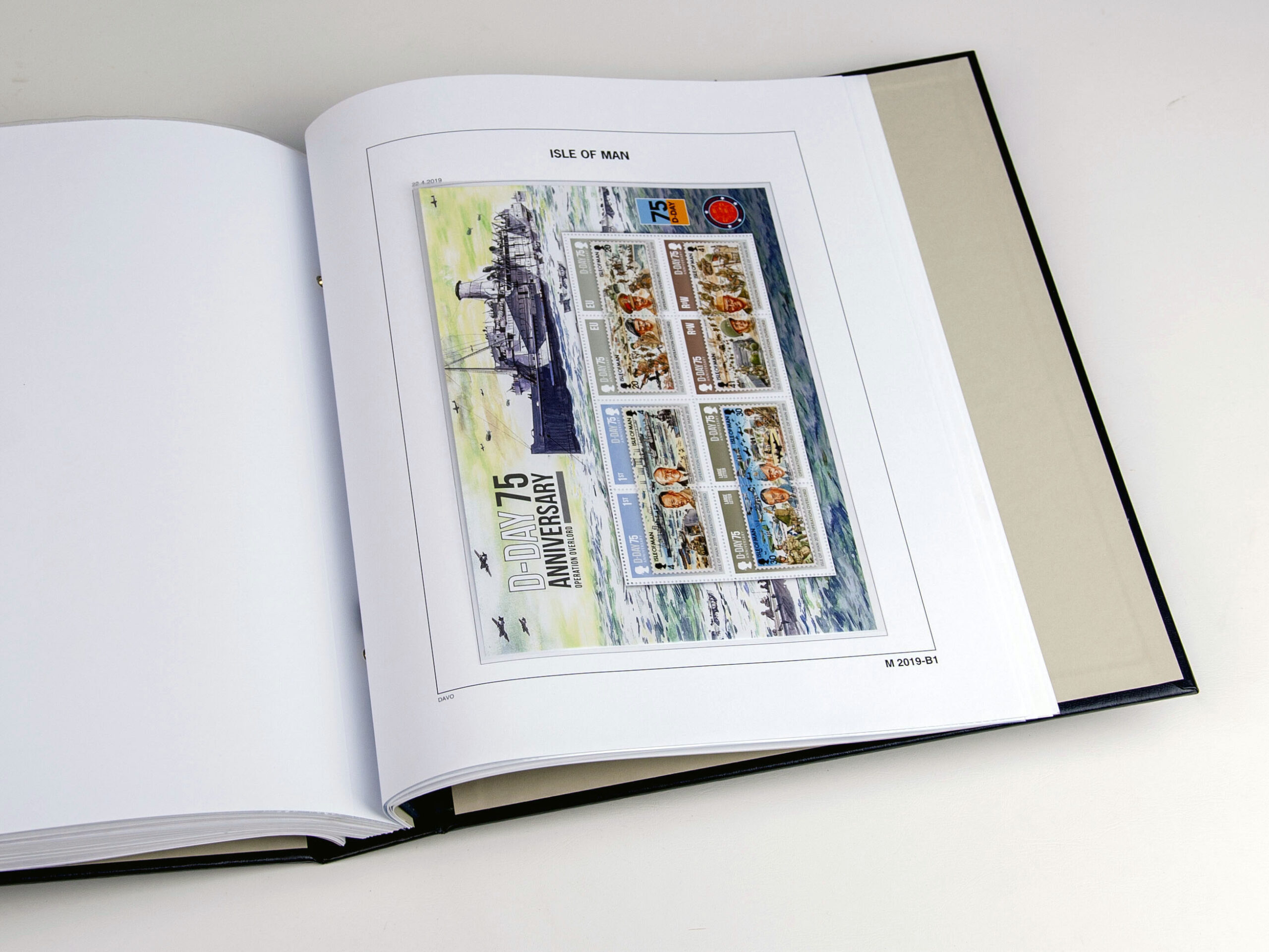 davo-luxe-isle-of-man-2019-pages-album-timbres-170g image 1
