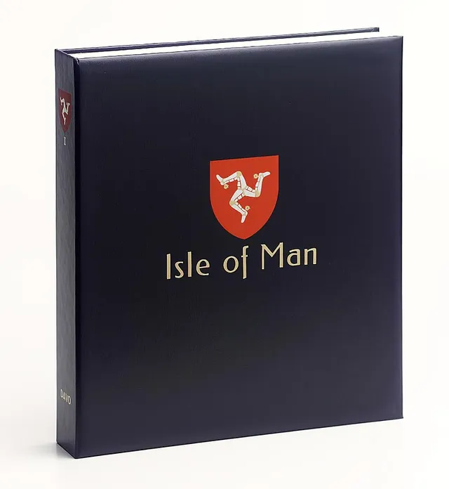 davo-luxe-isle-of-man-i-reliure-album-timbres-bleue image 1