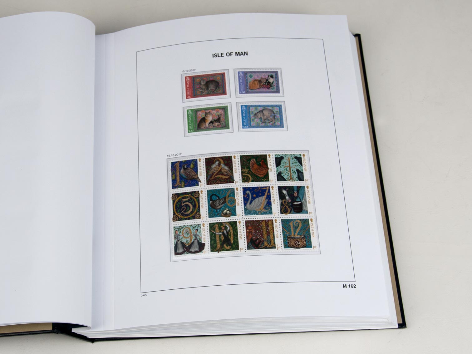 davo-luxe-le-de-man-2017-feuillets-timbres-170g image 1