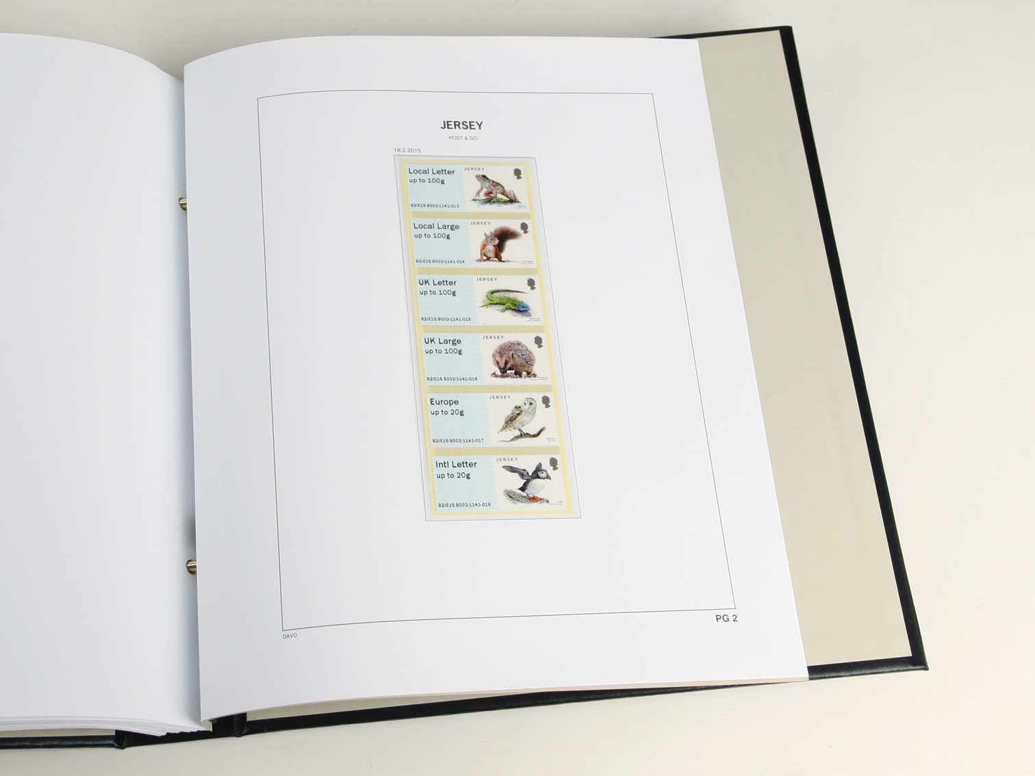 davo-luxe-jersey-post-go-2020-feuillets-album-timbres image 1