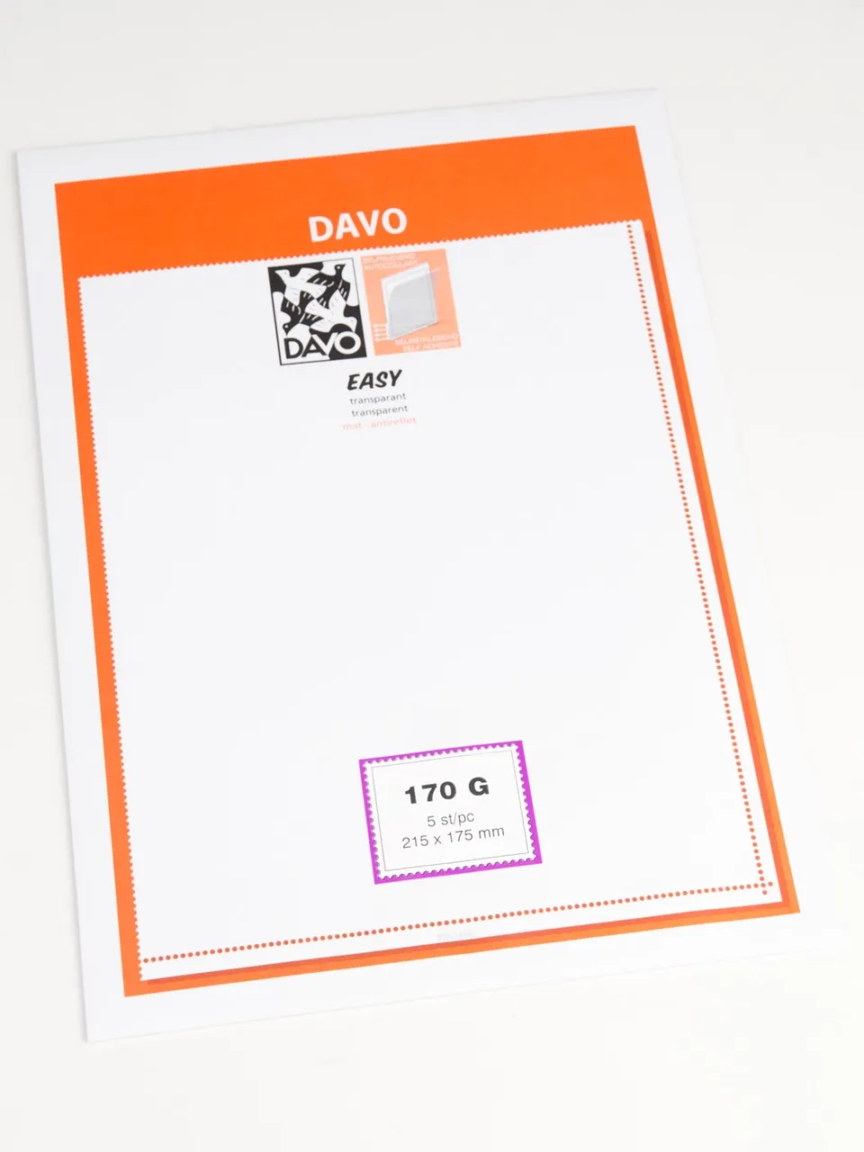 davo-easy-t170g-bandes-transparentes-timbres-215x175-5-pcs image 1