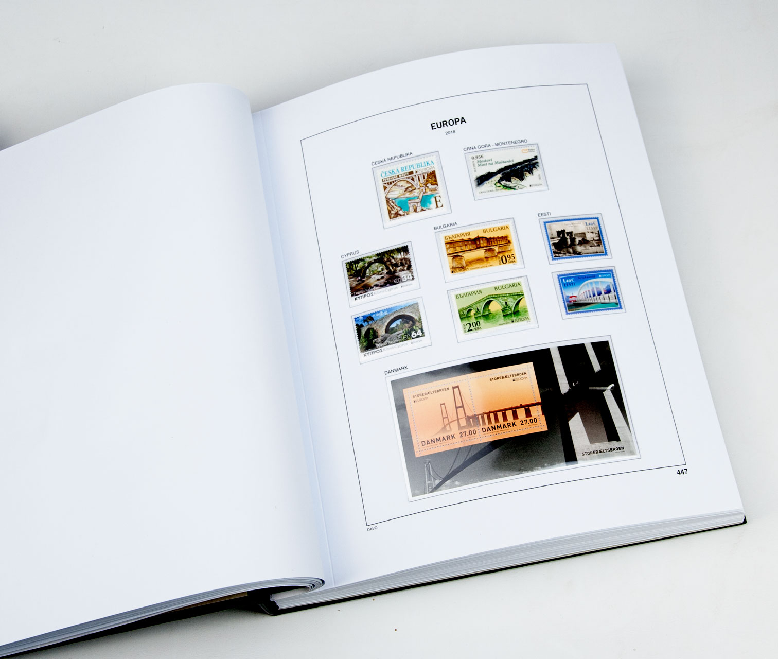 davo-luxe-europa-cept-2018-pages-album-timbres-170-g image 1