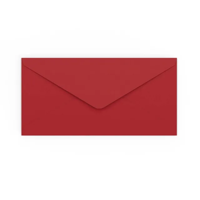 enveloppes-france-color-es-enveloppe-rouge-fonc-e-110x220-mm-dl image 1