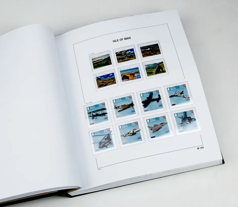 davo-luxe-suppl-ment-le-de-man-2018-pages-album-timbres image 1