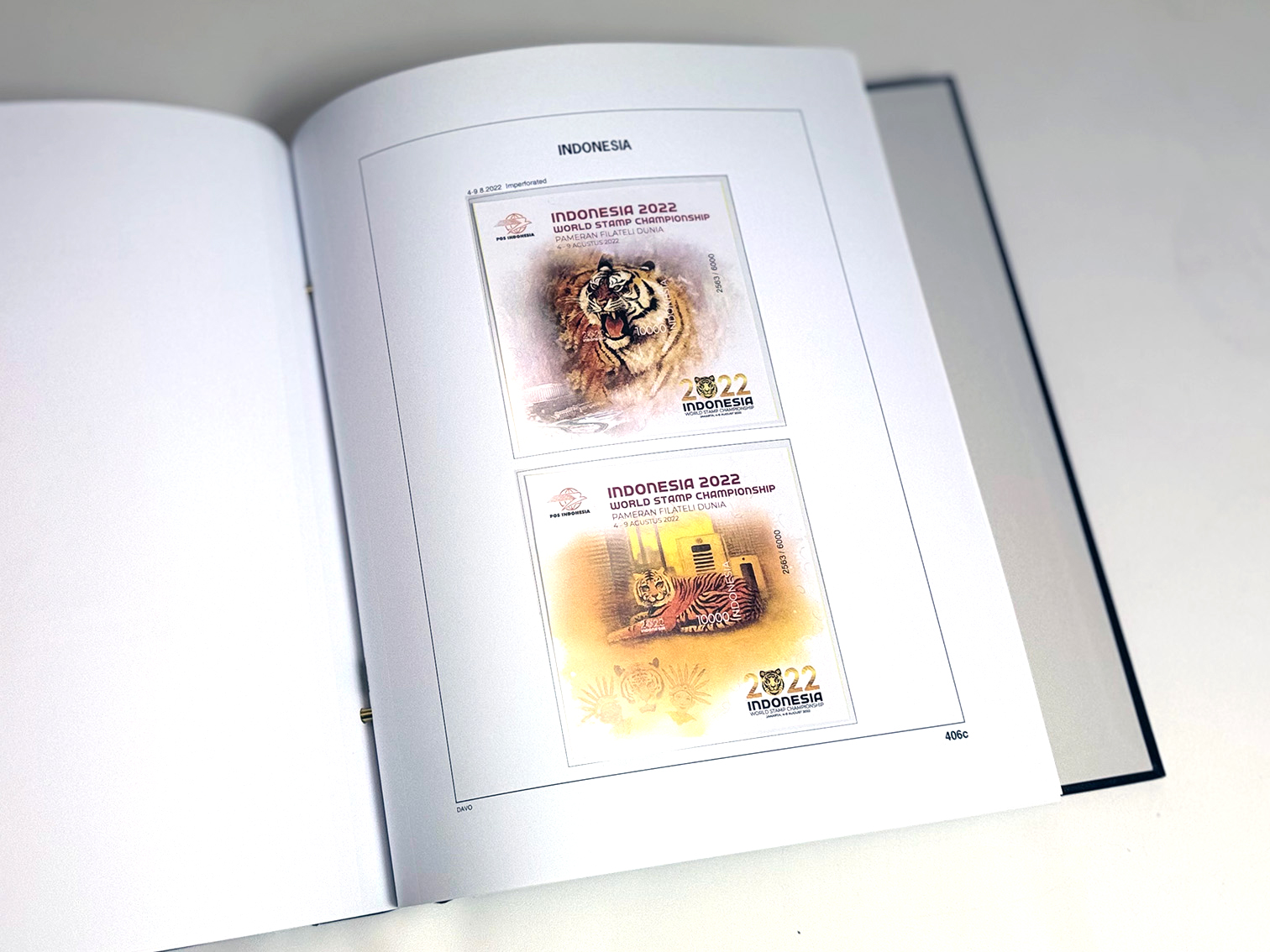 davo-luxe-suppl-ment-indon-sie-blocs-2022-feuilles-album-timbres image 1