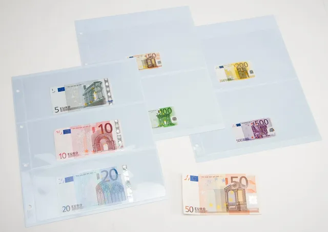 davo-euro-pochettes-billets-7-coupures-classeur-monnaie image 1