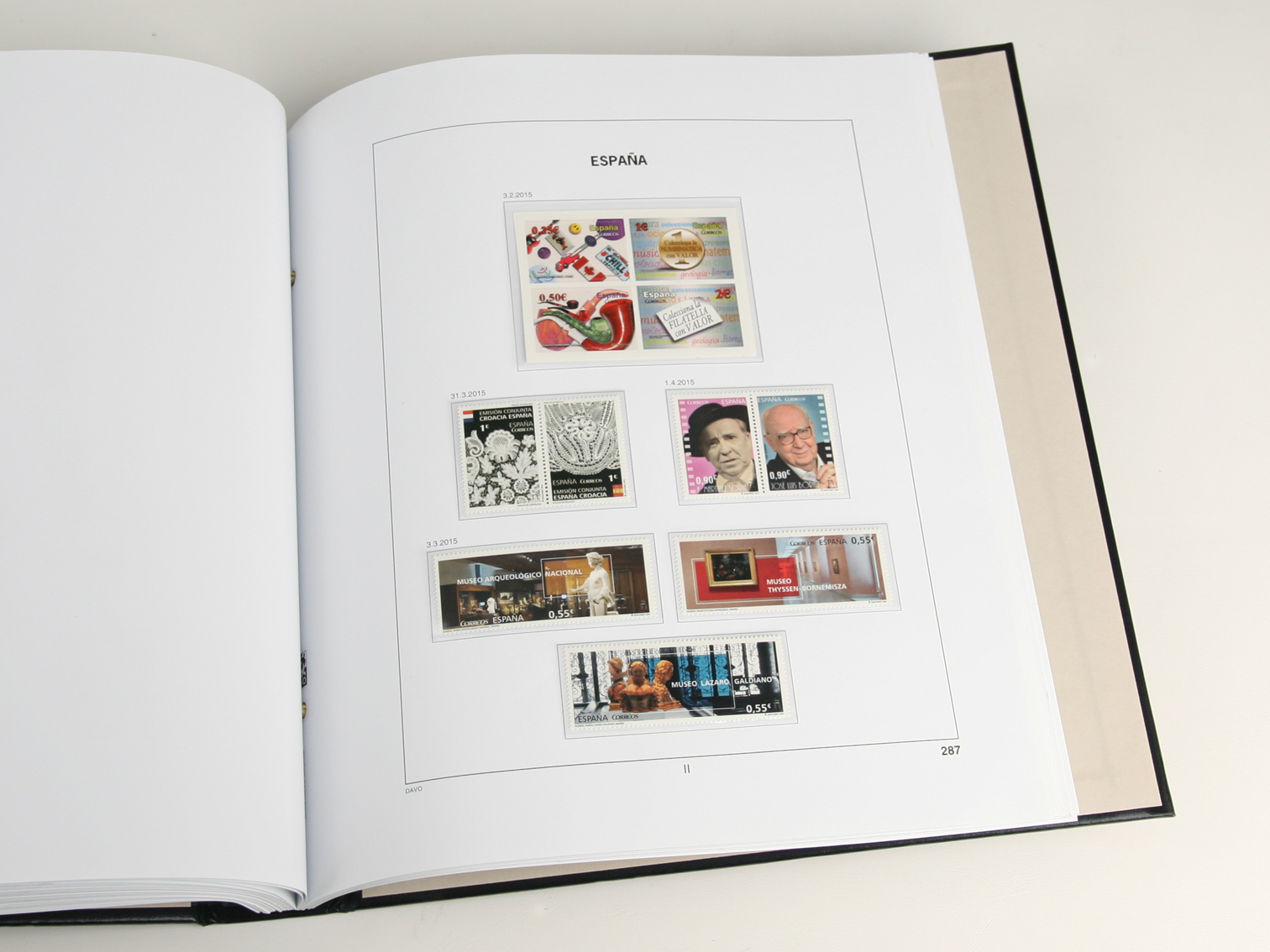 davo-luxe-espagne-2025-pages-album-timbres-170-g image 1