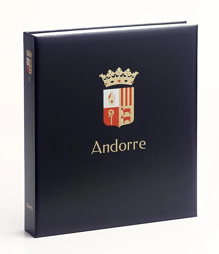 davo-luxe-reliure-andorre-i-album-timbres-fran-aise-espagnole image 1