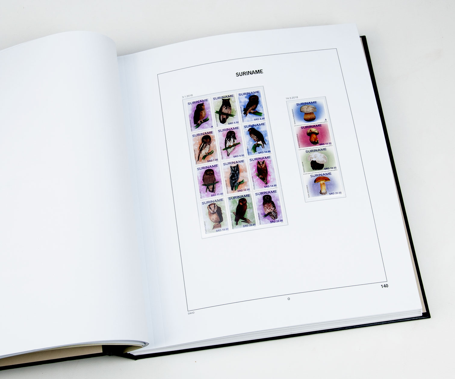 davo-luxe-suppl-ment-suriname-2018-feuilles-timbres image 1