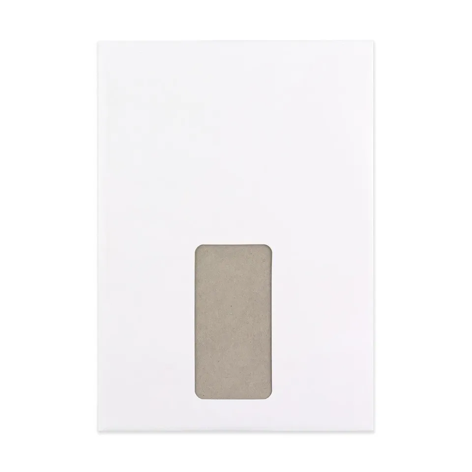 enveloppes-france-emballages-carton-c5-229x162-mm-enveloppe-blanche-fen-tre image 1