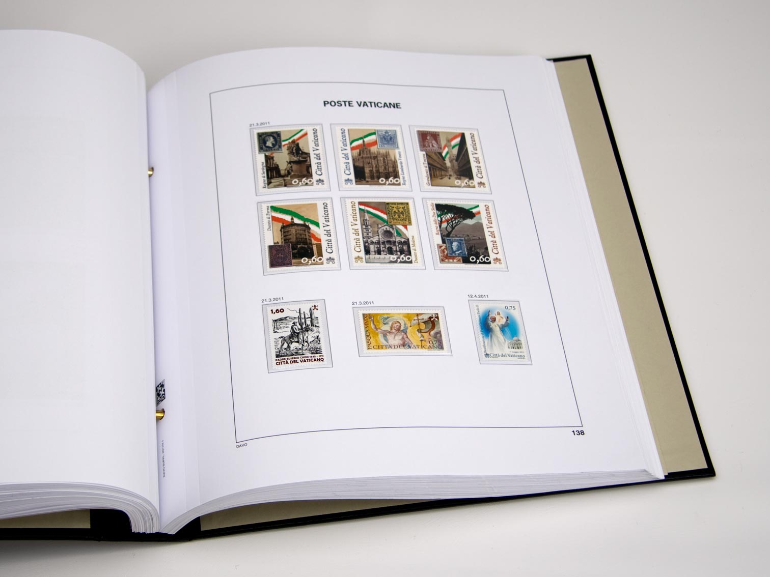 davo-luxe-vatican-2021-feuillets-album-timbres-ann-e-compl-te image 1