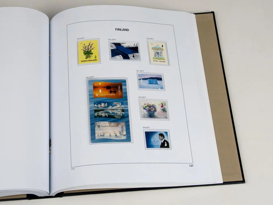 davo-luxe-finlande-2017-pages-album-timbres-170g image 1