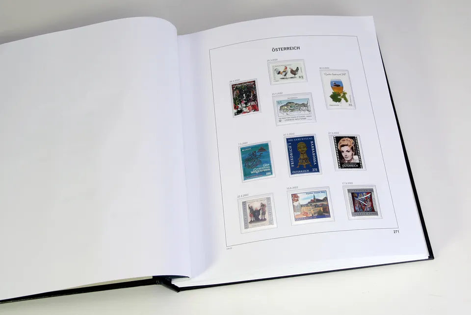 davo-luxe-suppl-ment-autriche-2022-pages-album-timbres-170g image 1