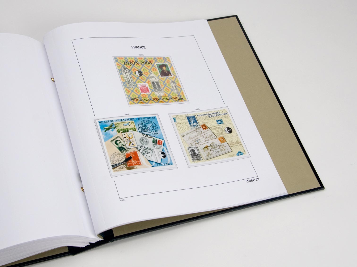 davo-luxe-france-cnep-2016-feuilles-album-timbres image 1