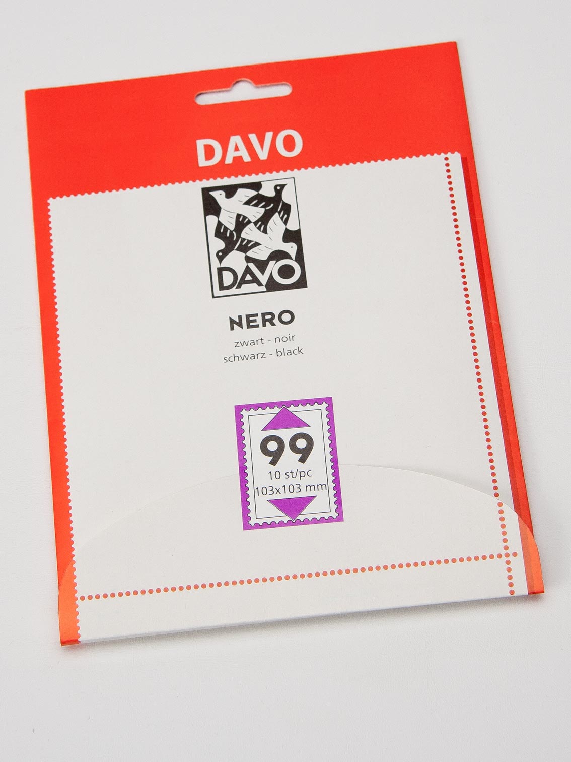 davo-nero-bandes-n99-103x103-montures-timbres-fond-noir-10 image 1