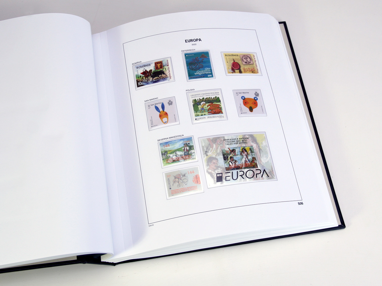 davo-luxe-europa-cept-2022-pages-suppl-ment-timbres image 1