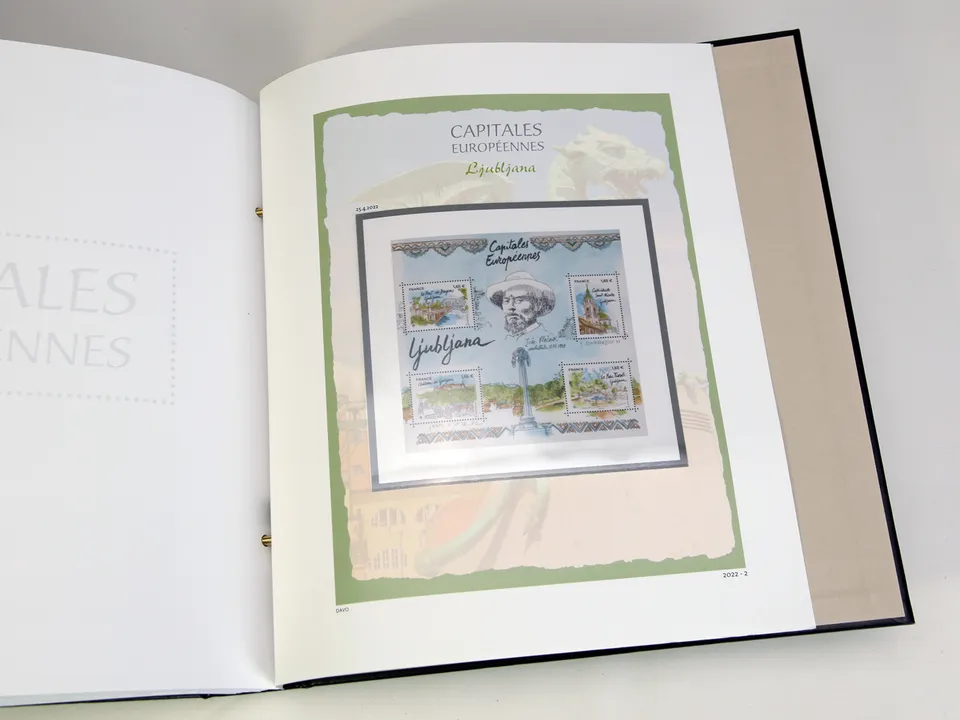 davo-luxe-capitales-eur-2022-ljubljana-feuilles-timbres-2022 image 1