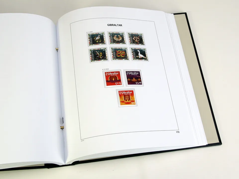 davo-luxe-gibraltar-2022-feuillets-album-timbres-170g image 1