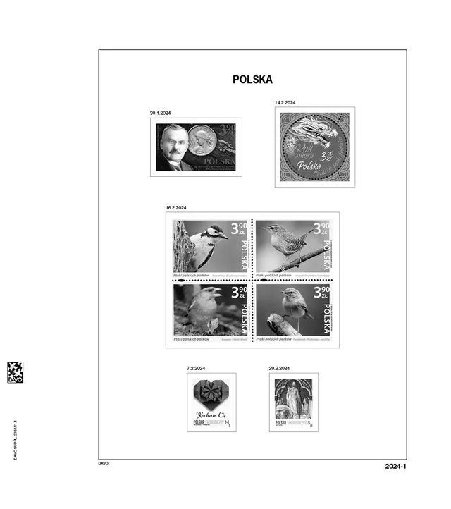 davo-luxe-pologne-2024-suppl-ment-pages-album-timbres image 1