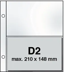 davo-d2-pochettes-rangement-album-timbres-a4-lot-de-10 image 1