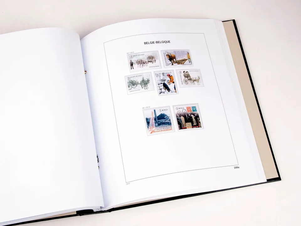 davo-luxe-suppl-ment-belgique-blocs-2019-pages-album-timbres image 1