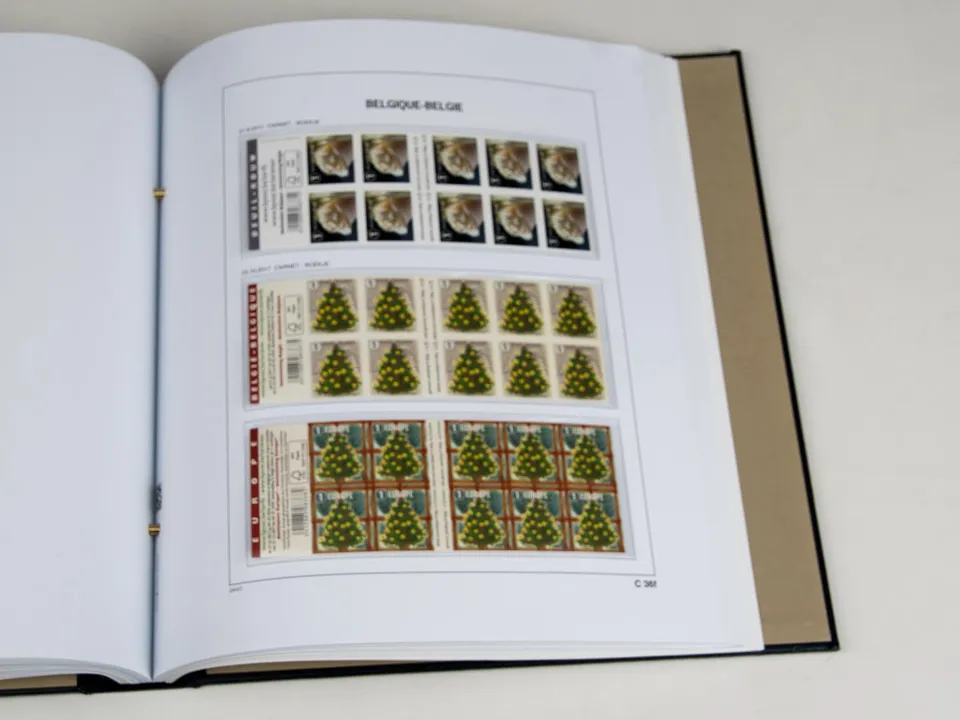 davo-luxe-suppl-ment-belgique-carnets-2017-feuilles-album-timbres image 1