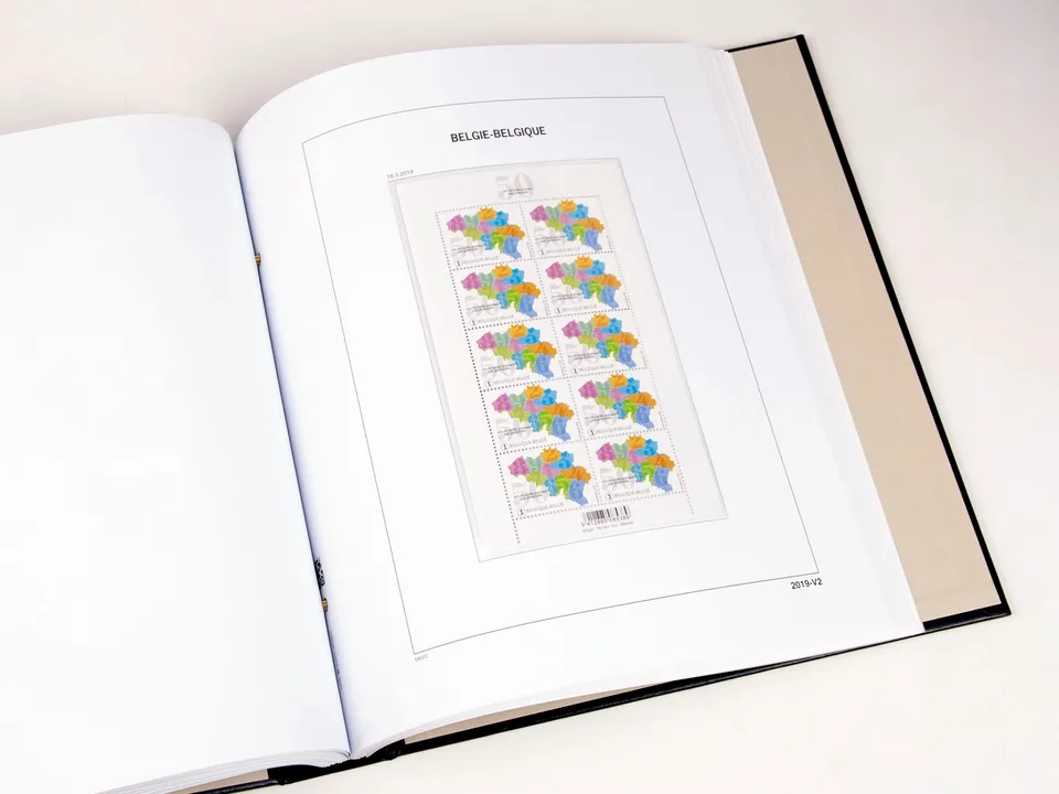 davo-luxe-belgique-feuillets-2019-pages-album-timbres-170g image 1